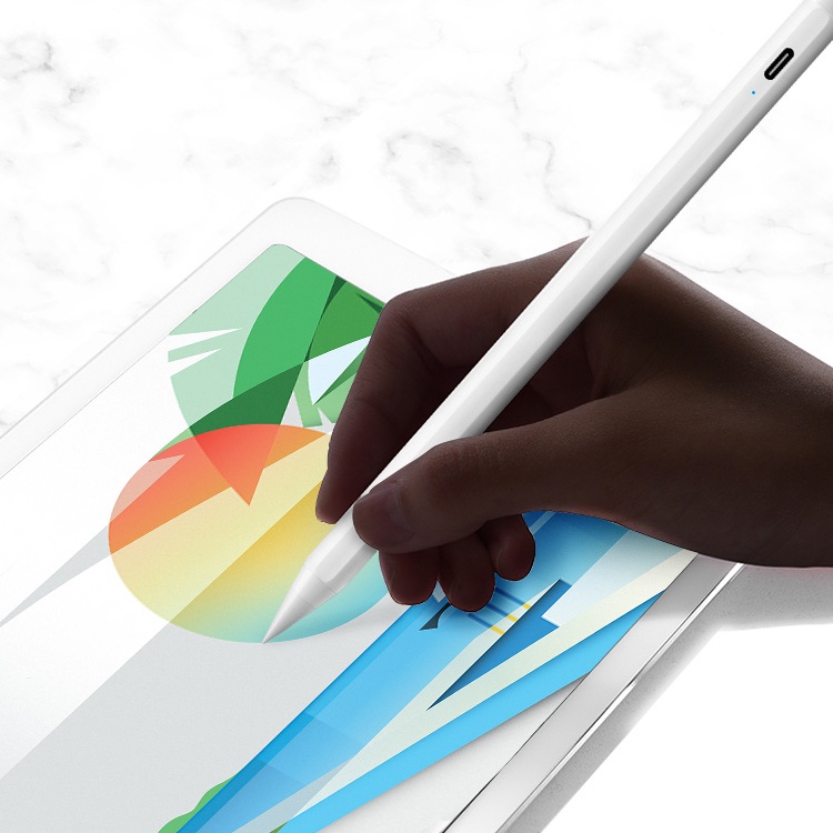 ✎爆款 apple pencil電容筆ipad筆細頭2020pro二代8蘋果3觸屏2觸控air4手寫mini5繪畫