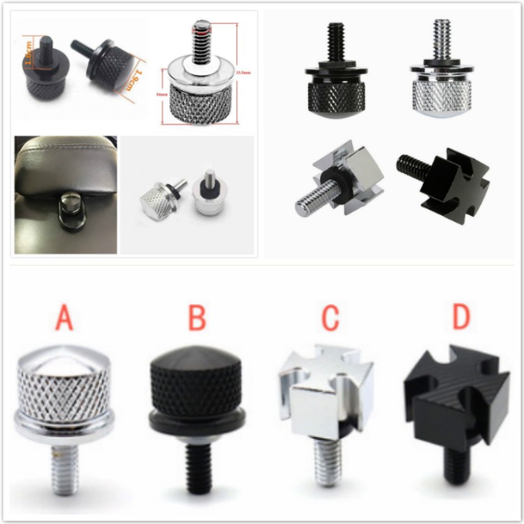 適用于哈雷機車改裝配件883 1200 X48螺絲帽蓋坐墊座包螺母螺絲