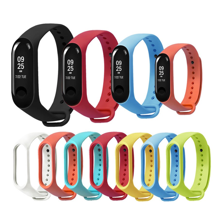 Mijobs Mi Band 3,Mi Band 4 運動矽膠錶帶 - CHUYENSISG