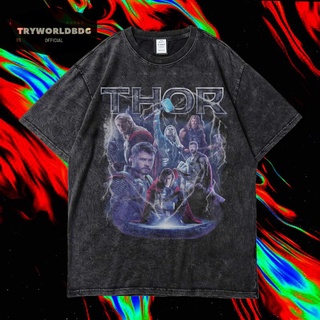 大廓形 T 恤水洗大廓形 T 恤 THOR THE AVENGERS HOMAGE TEE