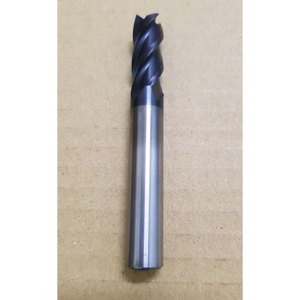 鎢鋼立銑刀 - 4刃  6~12mm切削硬度~50度