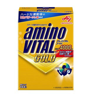 賞味期限2024.03.14公司貨 日本味之素 aminoVITAL 黃金級胺基酸 14包/盒