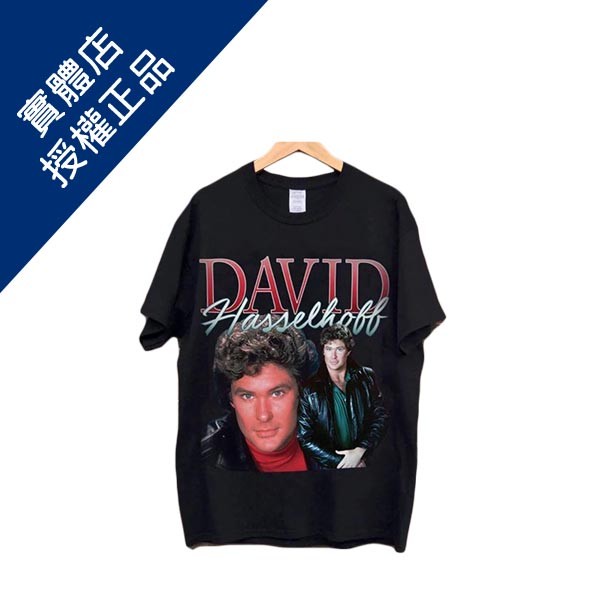 HOMAGE TEES DAVID HASSELHOFF TEE 英國品牌 名人 短袖T恤