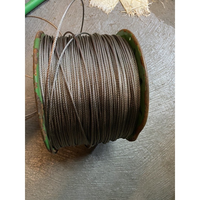 不鏽鋼鋼索 2mm3mm5mm6mm 白鐵鋼索 鋼絲線 白鐵線 不鏽鋼鋼索 304鋼索 鋼絲繩 (1米賣場)