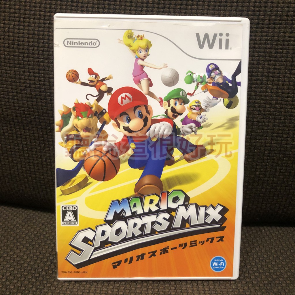 現貨在台 Wii 瑪利歐綜合運動 MARIO SPORTS MIX 瑪莉歐 瑪利歐 馬力歐 遊戲 4 V152