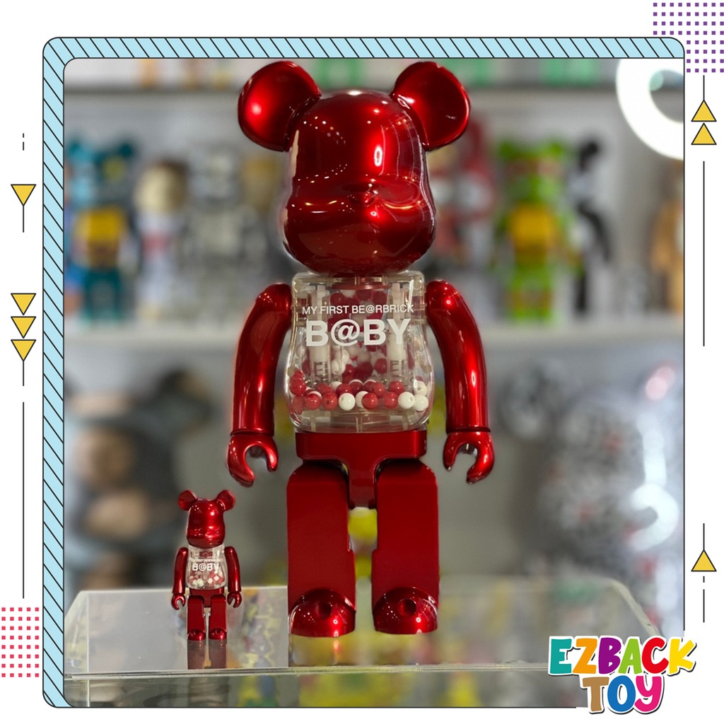 【Ezback 藝立倍】Be@rbrick 500%  MY FIRST B@BY SJ50 新加坡 紅千秋