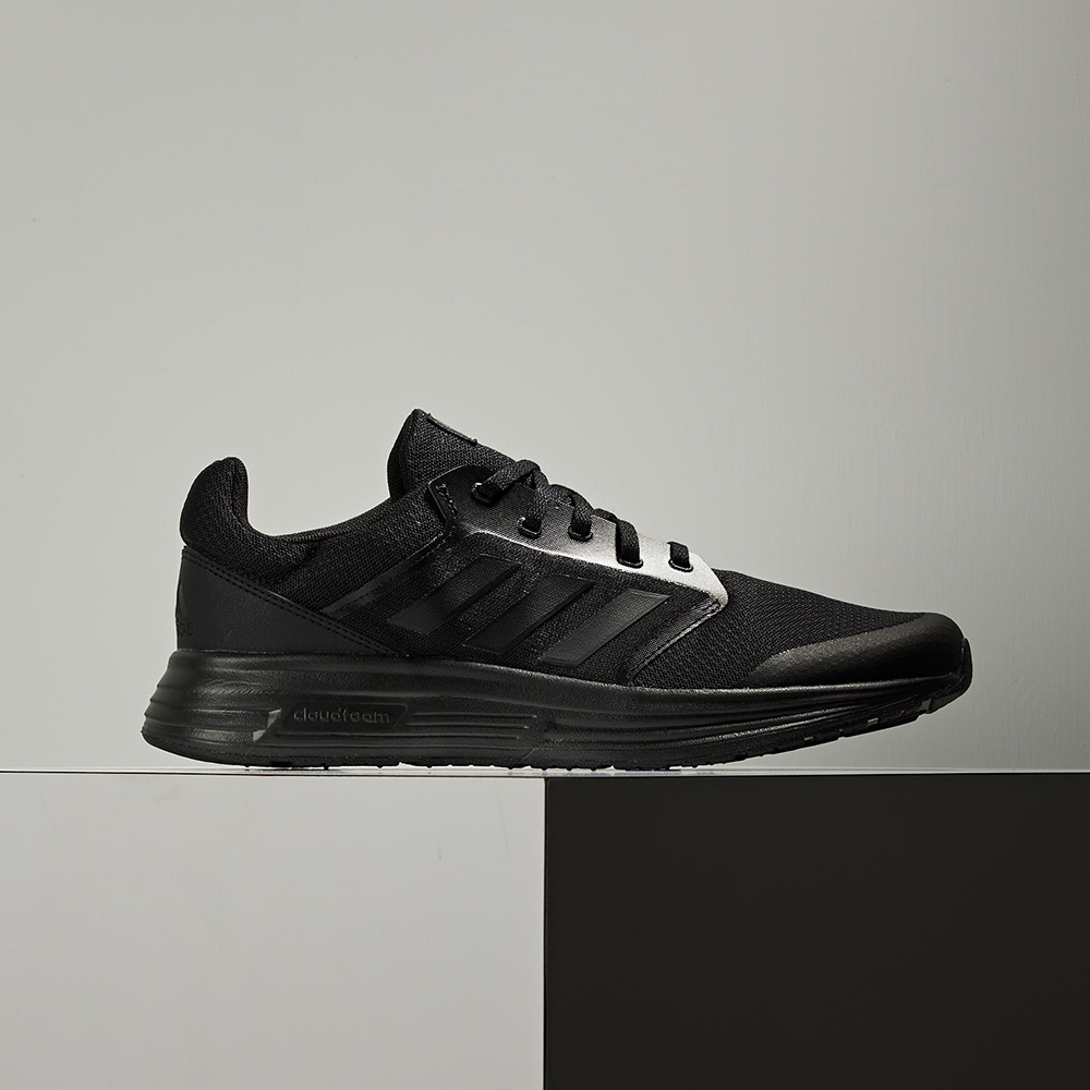 Adidas Galaxy 5 男 黑 網布 透氣 輕量 運動 休閒 慢跑鞋 FY6718