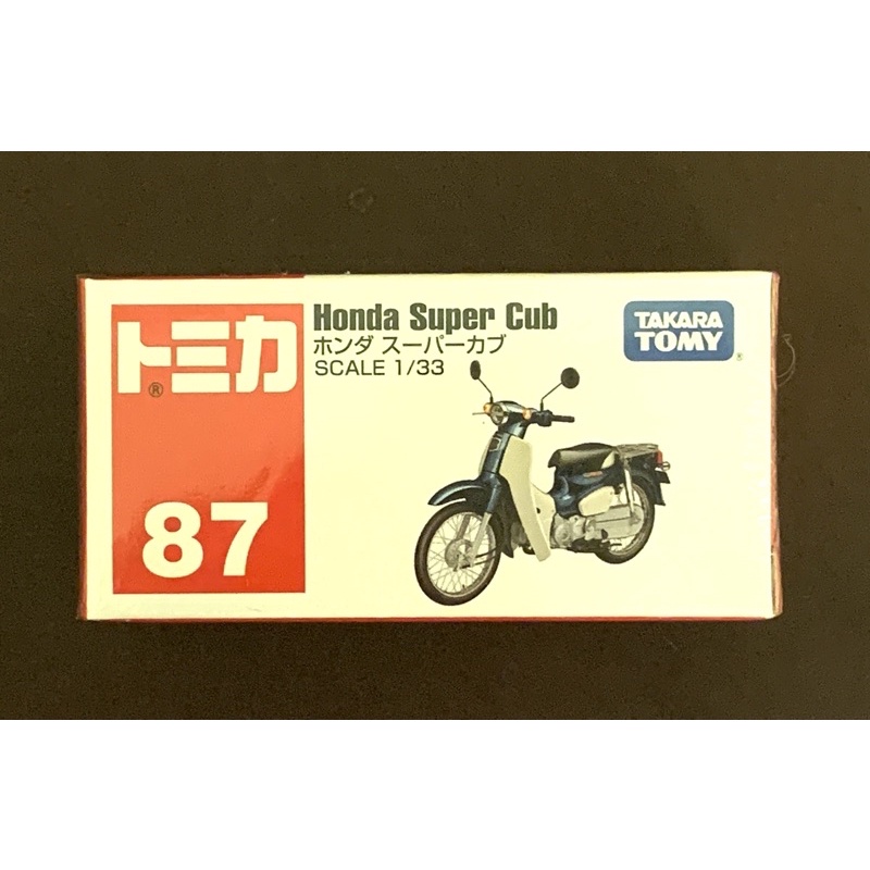 現貨 新車貼 絕版 Tomica #87 Honda Super Cub 經典 摩托車