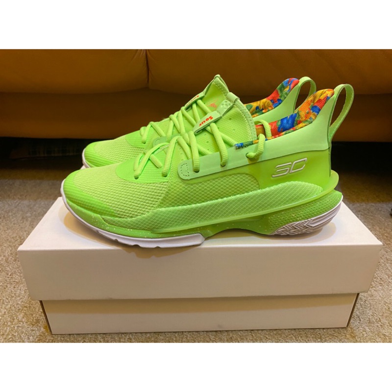 Under Armour CURRY 7 Sour Patch Kids 螢光綠 柯瑞 3021258-302