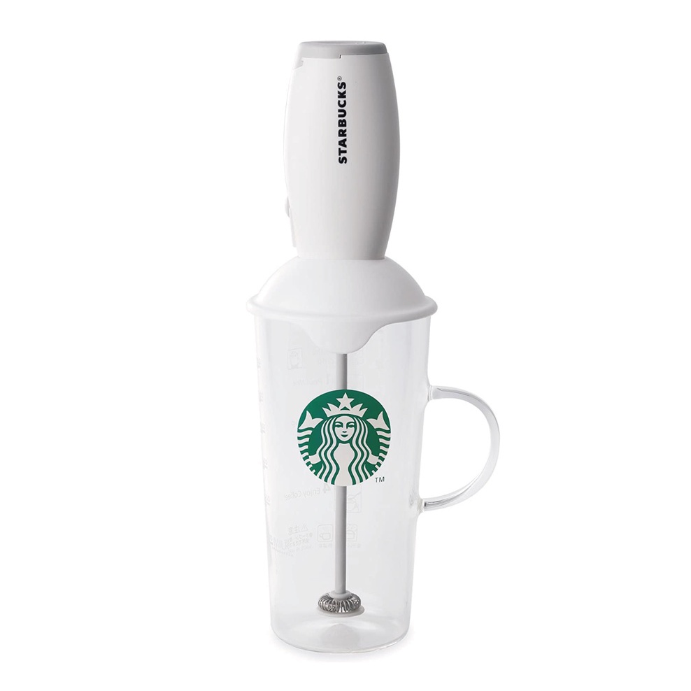 BINGO! Starbucks 電動奶泡器 牛奶量杯 牛奶起泡器 / 咖啡 牛奶 拿鐵