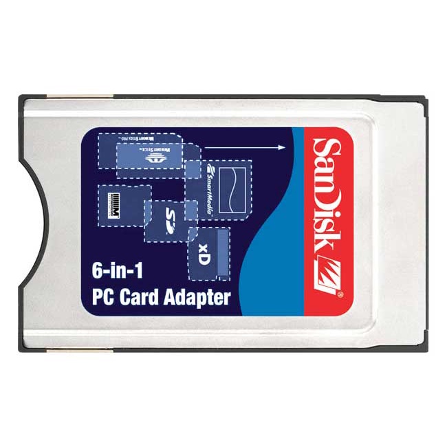 全新Sandisk SD to 轉 PCMCIA轉接卡多合一讀卡機 mmc xd sm memory stick ms