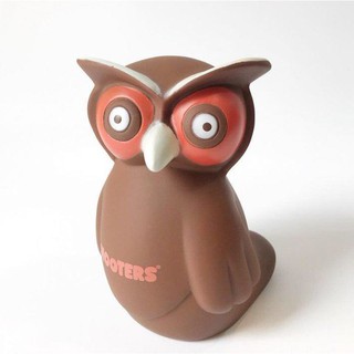 (I LOVE 樂多) 美國 Hooters 美式餐廳 招牌圖案 貓頭鷹 存錢筒 擺飾 公仔