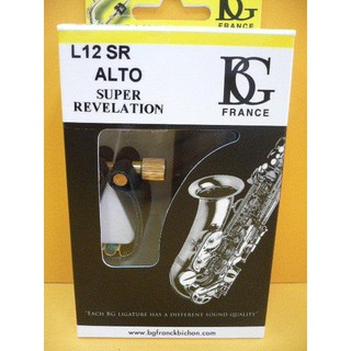 【筌曜樂器】法國 BG束圈 中音 薩克斯風 Alto Sax 皮束圈+蓋 L12SR鍍金/L12RS鍍銀/ L12RSJ