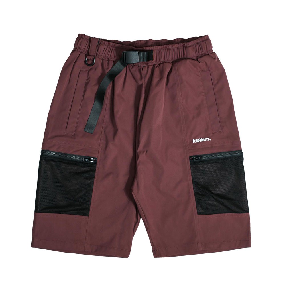IDEALISM ID21010-RD N-Cargo Shorts 網袋 休閒 短褲 (紅色) 化學原宿