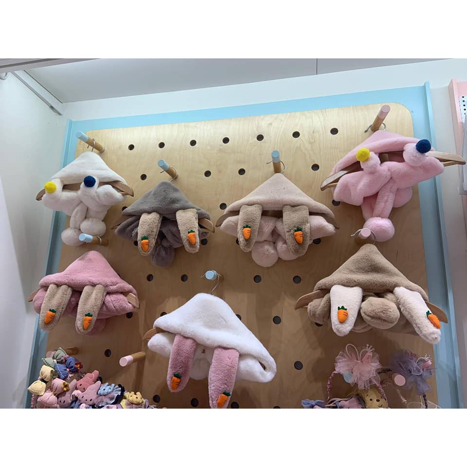 韓國代購 現貨 正韓超可愛兔耳朵造型圍巾/兒童圍巾 親子圍巾