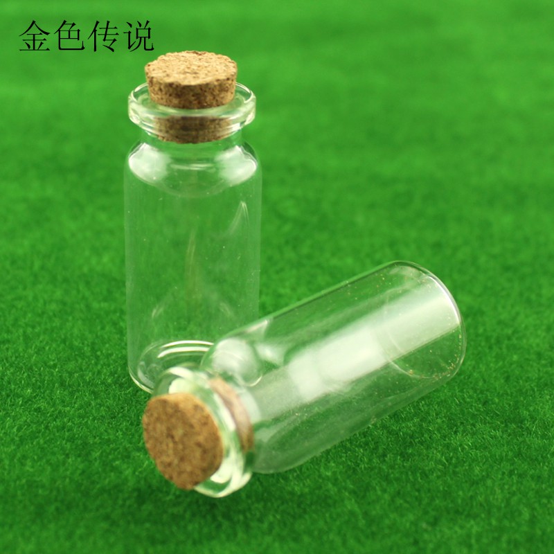 金色傳說 木塞玻璃瓶子10ml 布丁瓶子迷你容器瓶幸運星瓶diy房屋模型裝飾瓶 蝦皮購物