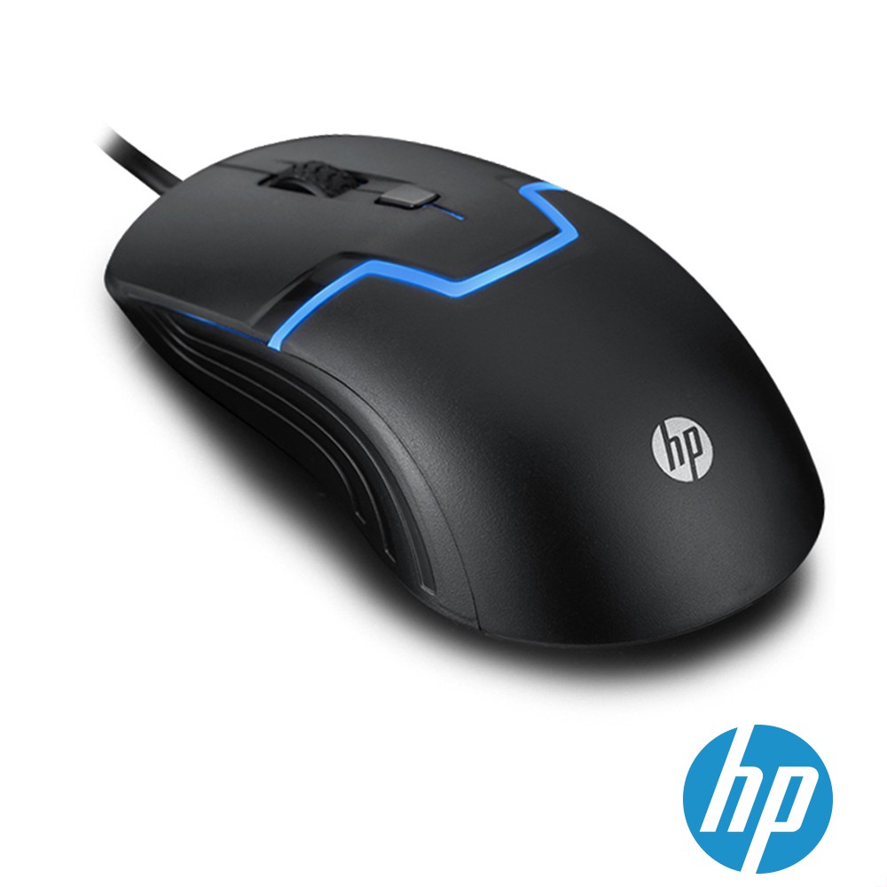(加購) HP有線滑鼠 m100 有線 電腦滑鼠 USB滑鼠 人體工學設計 辦公 電腦周邊 現貨 蝦皮直送