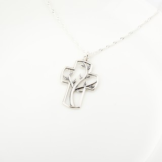 【Angel & Me】生命樹 十字架 s925 純銀 項鍊 基督 福音 洗禮 受洗 聖誕節 禮物
