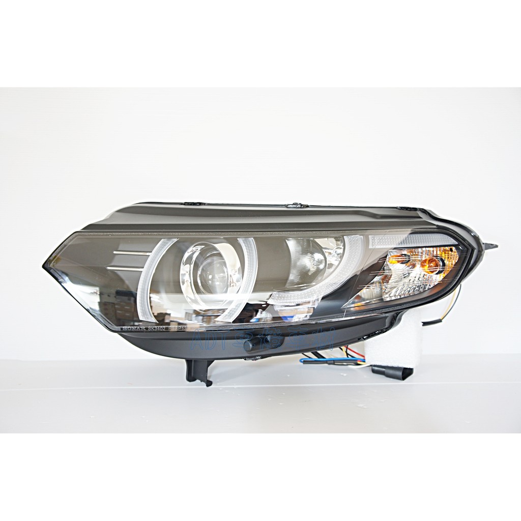 ~~ADT.車燈.車材~~FORD ECOSPORT 13 14 15 16 LED DRL 導光日行燈 魚眼黑底大燈組