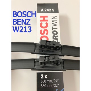 BOSCH 博世雨刷 A242S BENZ 賓士 W213 S213 C213 E系列 軟骨 雨刷 雨刷片22+24