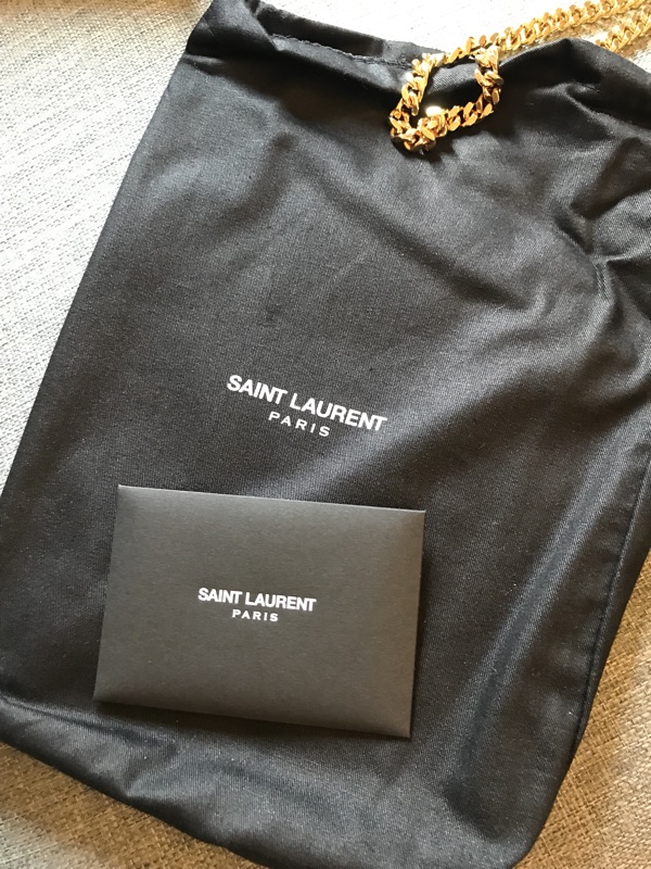 正品二手ysl 信封包金鏈精品附保證書 保卡 原廠紙盒防塵套 蝦皮購物