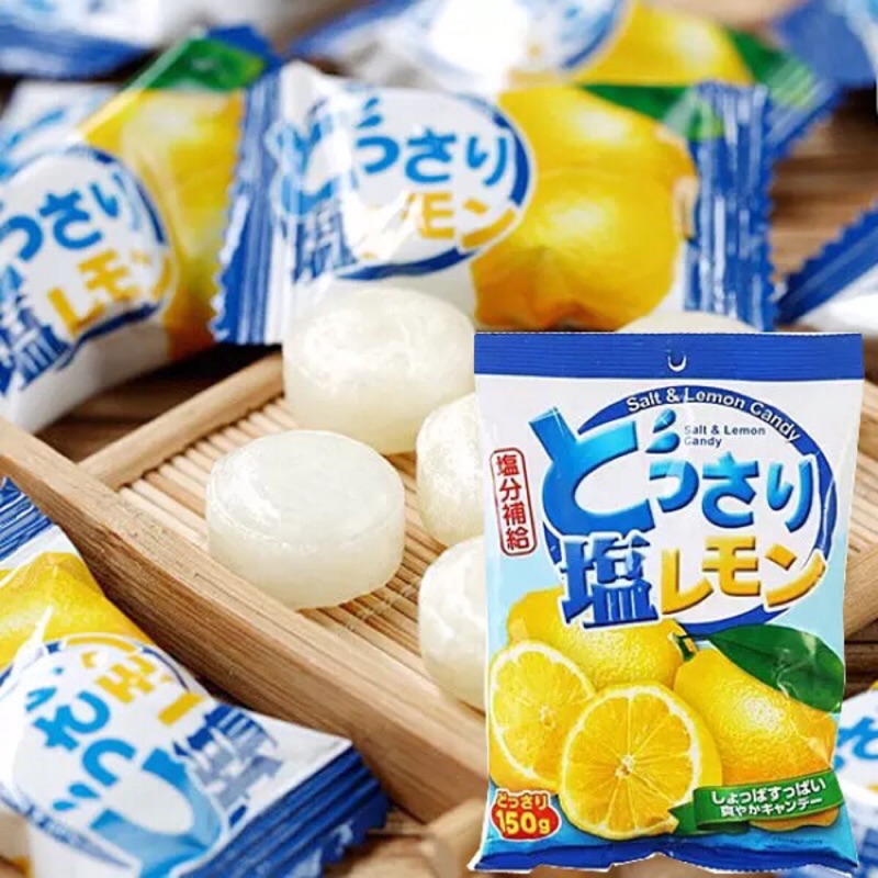 日本零食 現貨 可康海鹽檸檬糖 鹽檸檬檸檬糖糖果 異國零嘴輕鬆buy 蝦皮購物
