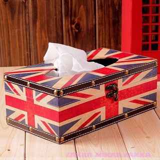 [HOME] 面紙盒 英國國旗 英式復古 米字旗 英倫風 loft 工業風 攝影道具 居家 民宿 客廳 餐廳 佈置