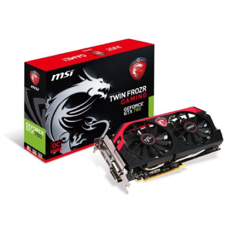 Msi微星 GTX760 N760 TF 2GD5/OC雙風扇