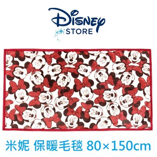 【彩購屋】現貨 Disney 日本迪士尼商店 米妮 保暖 毛毯 毯子 蓋毯 懶人毯 車用毯 滿版大臉 80x150 丸真