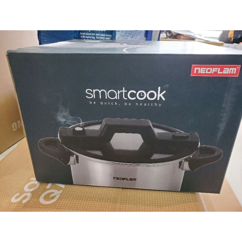 韓國NEOFLAM Smart Cook系列 不鏽鋼不沾低壓悶煮鍋 壓力鍋-24cm