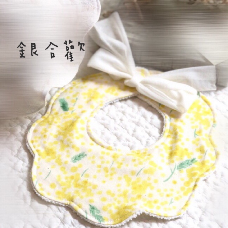 日本進口訂製嬰兒圍兜 二重紗 口水巾