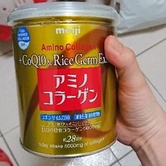 &lt;現貨&gt;日本 明治meiji 鐵罐 膠原蛋白粉奢華版-璀璨金罐裝 200克