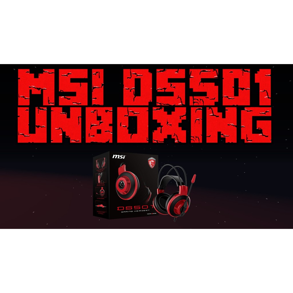 【紅豆3C】MSI微星 電競耳機 DS501