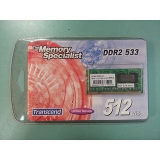 (全新庫存新品) 創見DDR2-533 512MB 筆電記憶卡(DDR2記憶體)