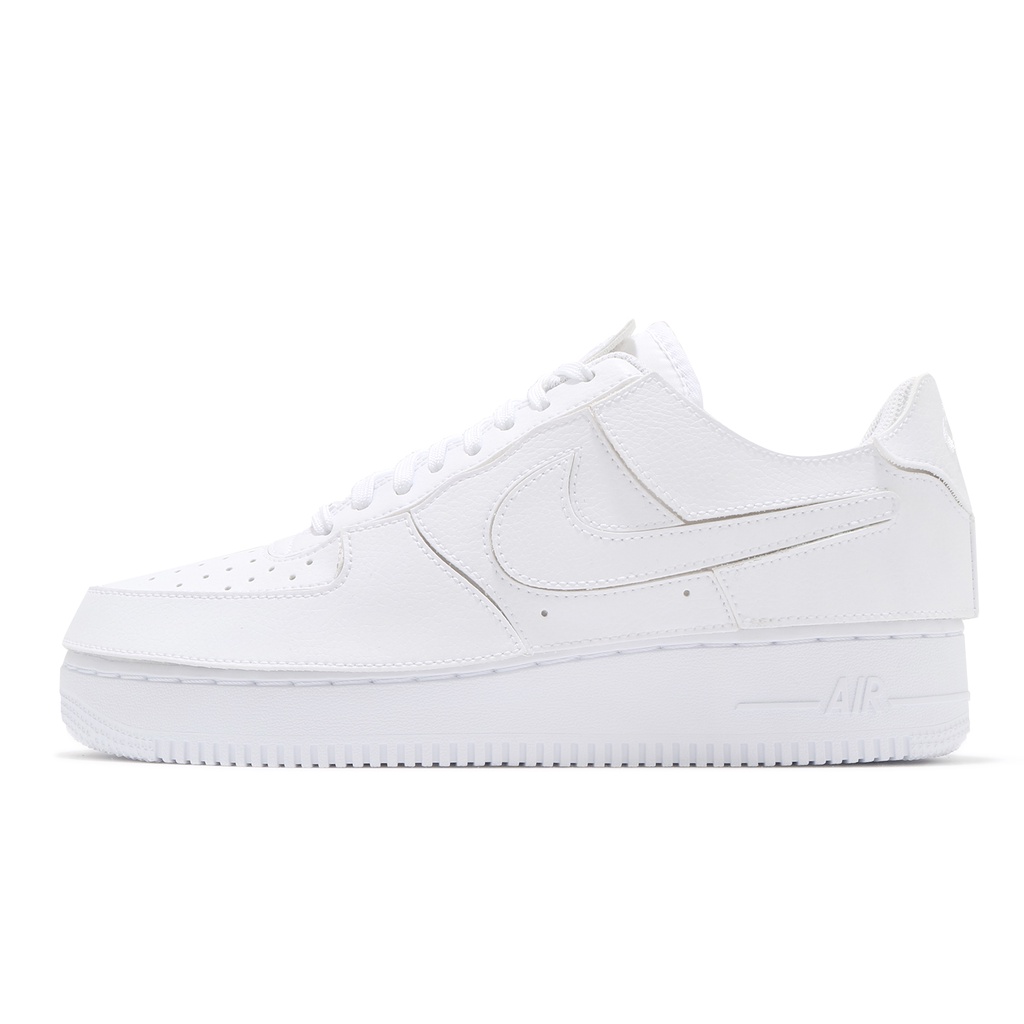 Nike 休閒鞋 AF1/1 白 黑 魔鬼氈 自由黏貼 Air Force 1 男鞋 【ACS】 CV1758-100