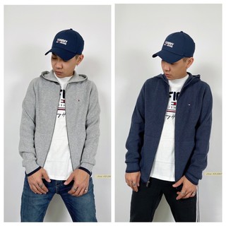 【New START精品服飾-員林】零碼出清 Tommy Hilfiger 鬆餅格 華夫格 小Logo 素面 連帽外套