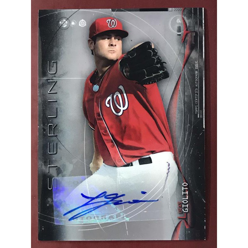 Lucas Giolito 白襪隊先發強投新人簽名卡 2014 Bowman Sterling Auto