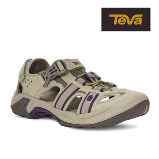 【TEVA】女 Omnium W 護趾水陸機能涼鞋/雨鞋/水鞋-灰褐色 (原廠現貨)