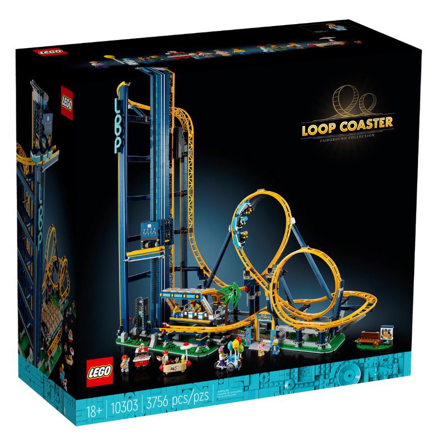 【台南樂高 益童趣】LEGO 10303 環形雲霄飛車 Loop Coaster Icons 正版樂高