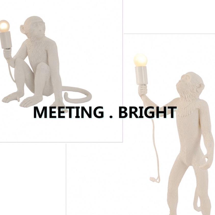 北歐 猩猩造型檯燈 立燈 店面鋪裝飾燈動物 猩猩點燈系列 設計師 遇見光