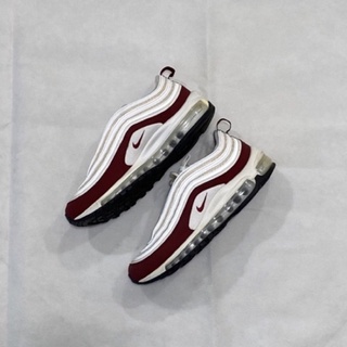 Nike Air Max 97 By You 專屬訂製 女鞋 25cm 紅白 奶油白 子彈 二手