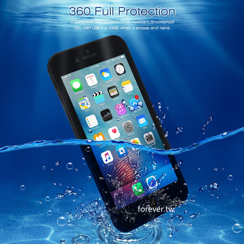 現貨適用於iphone7防水殼適用於iphone8三防殼適用於iphone7 8 Plus防水保護套防水防塵防摔 蝦皮購物
