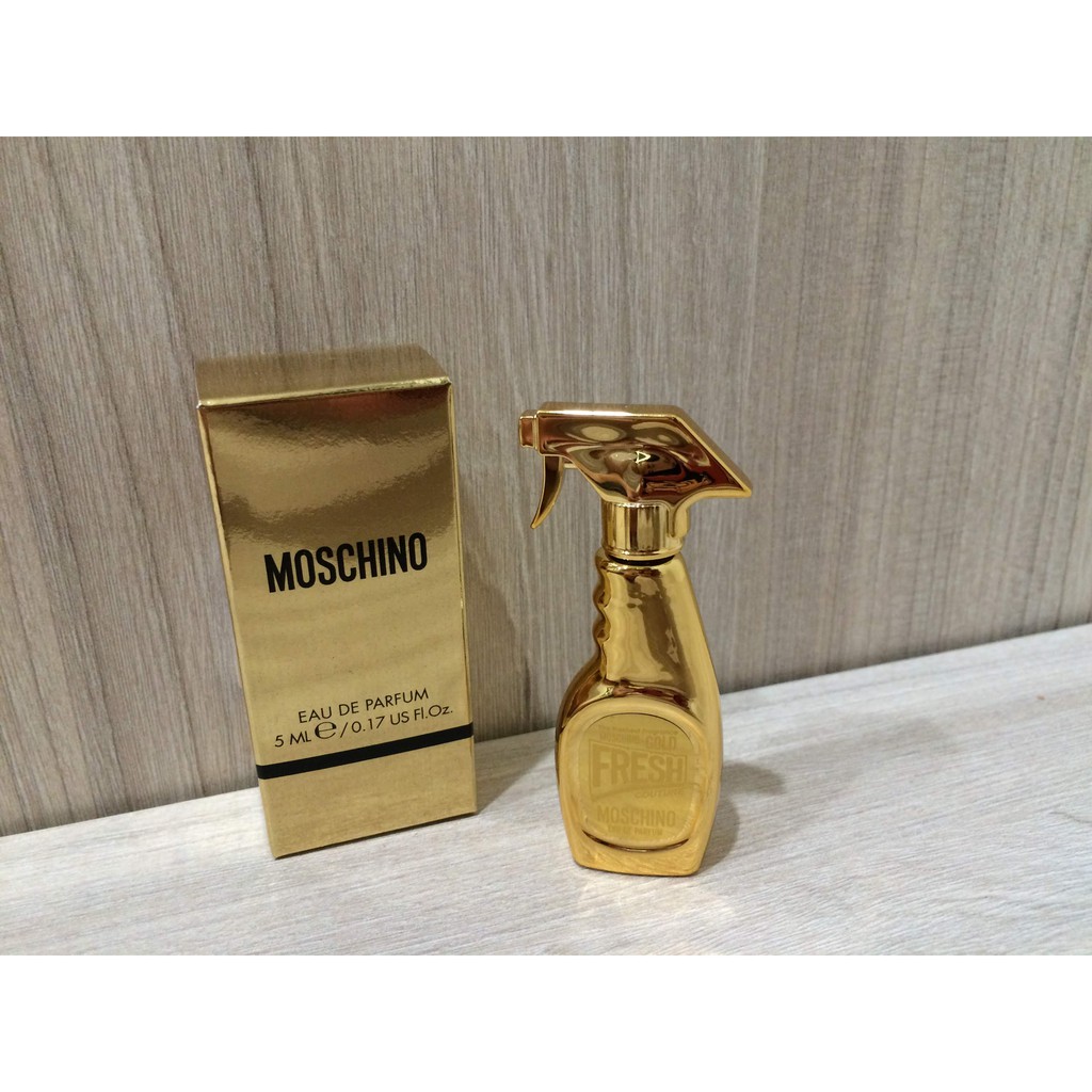 Moschino Gold Fresh Couture 亮金金小清新 女性淡香精5ml/小香水