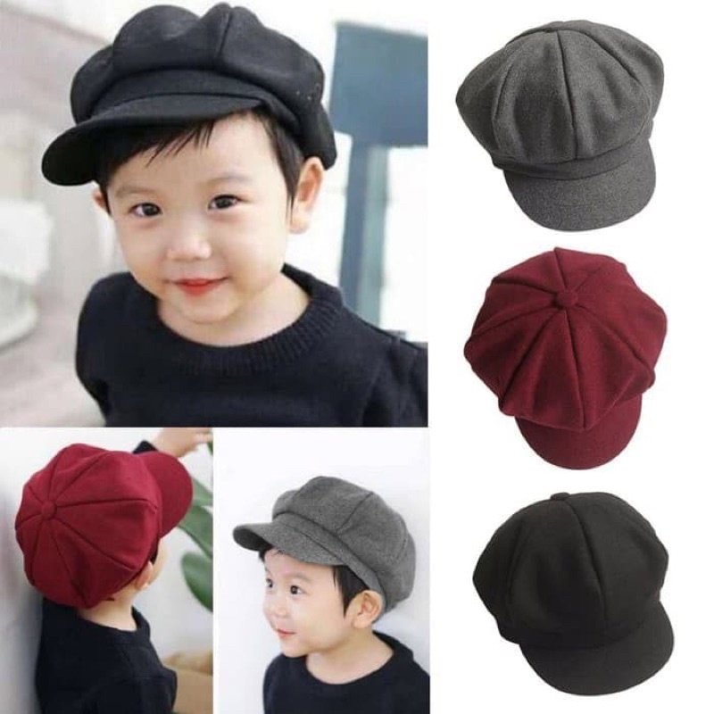 隨機幼兒帽子素色帽子 Nuna Store 嬰兒棒球帽