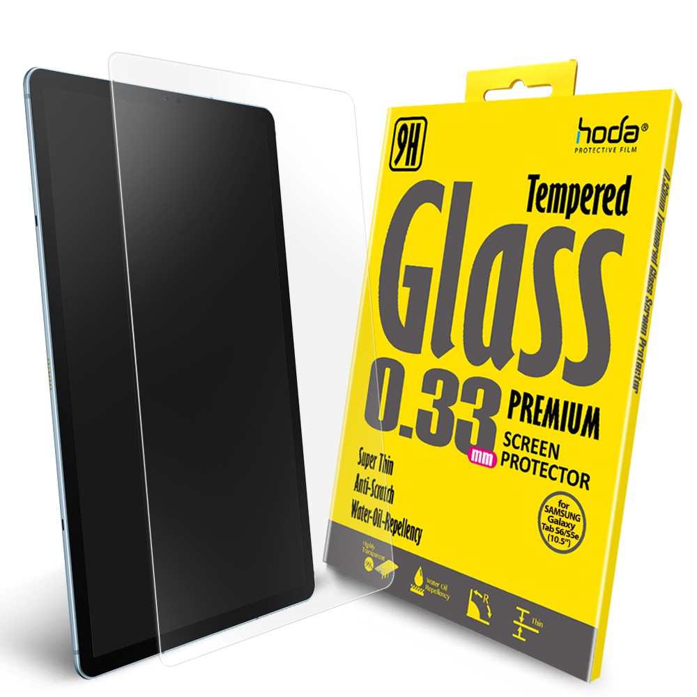 北車 好貼 hoda【三星 Samsung  Tab S6 / S5e 10.5吋】全透明高透光 9H 鋼化 玻璃保護貼