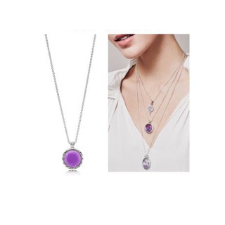 米娜歐美精品代購 Pandora 潘朵拉 純銀新款紫水晶珠寶盒項鍊(65cm) 925 Charms 澳洲代購