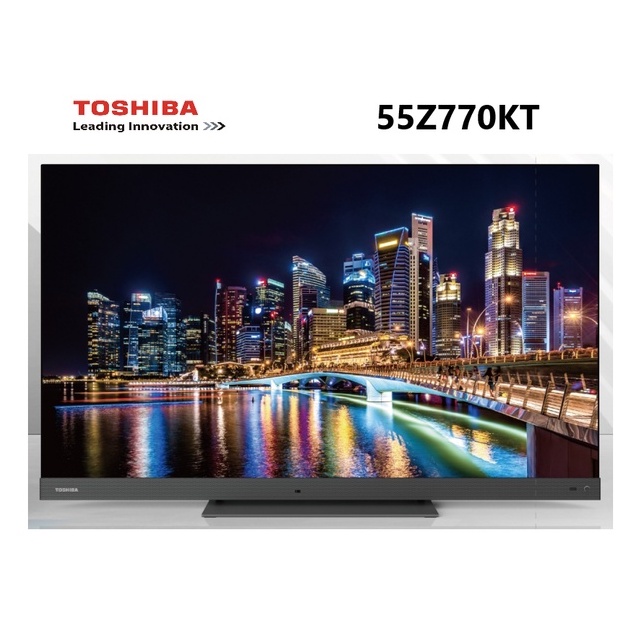 TOSHIBA 東芝 55吋 4K QLED 火箭炮重低音智慧安卓液晶電視 55Z770KT 【雅光電器商城】