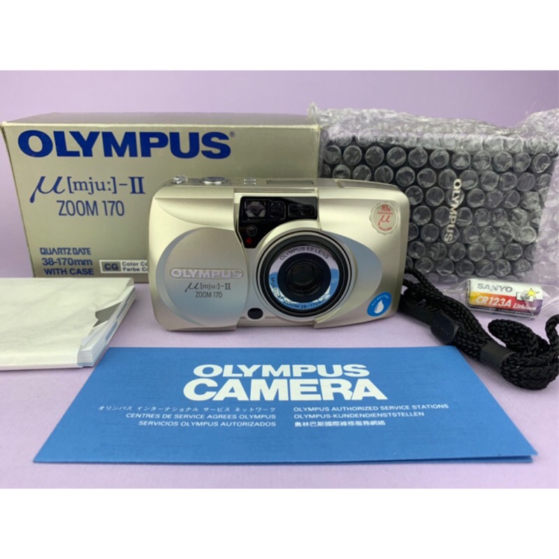 ⭐️🌈 OLYMPUS   U Mju II  ZOOM 170全新未使用庫存品（已過保）