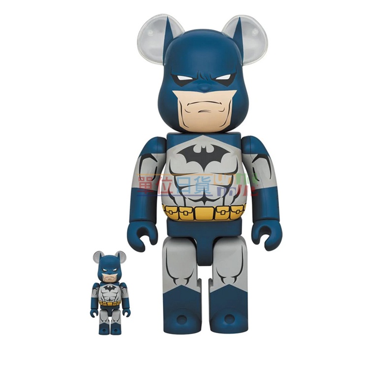 『 單位日貨 』日本正版 BE＠RBRICK 庫柏力克熊 DC 蝙蝠俠 BATMAN HUSH Ver 400%+100