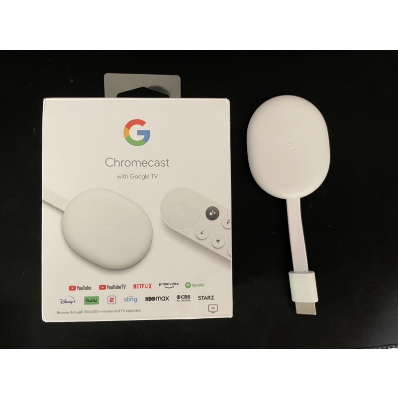 Chromecast with Google TV 4代 四代 媒體串流播放器